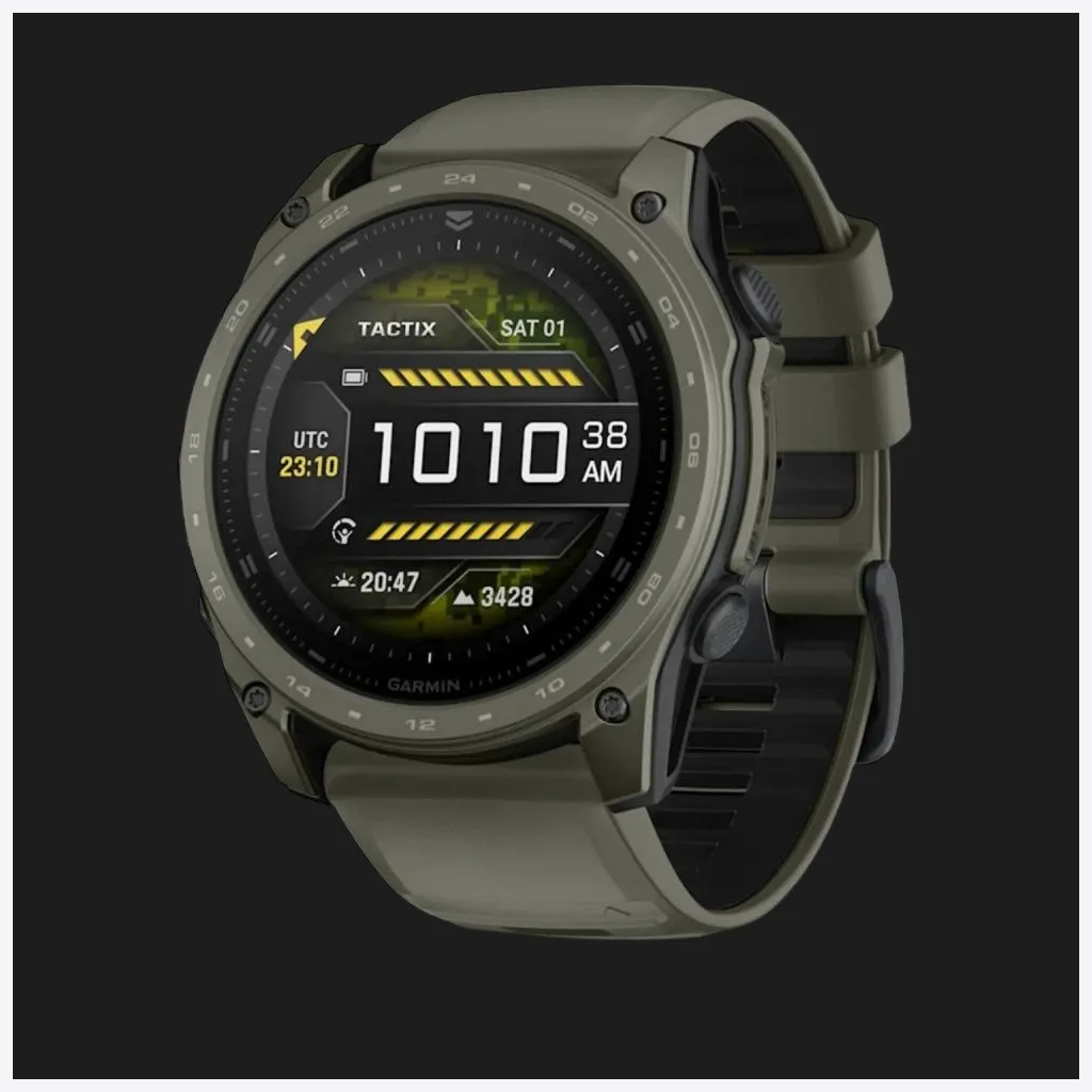 Garmin Tactix 8 51mm AMOLED Olive Drab Cerakote Coating Applied Ballistics Ultralight Solver