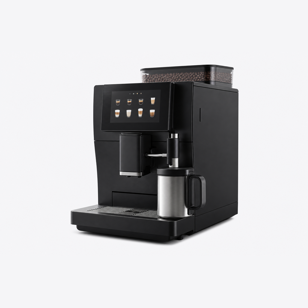 Smeg Bean To Cup Coffee Machine With Milk Steaming System Matte Black